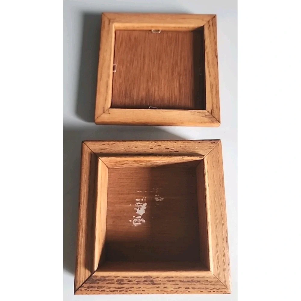 Tennessee Wood Crafters Solid Wood  Decorative Quilted Box Memory MADE IN USA